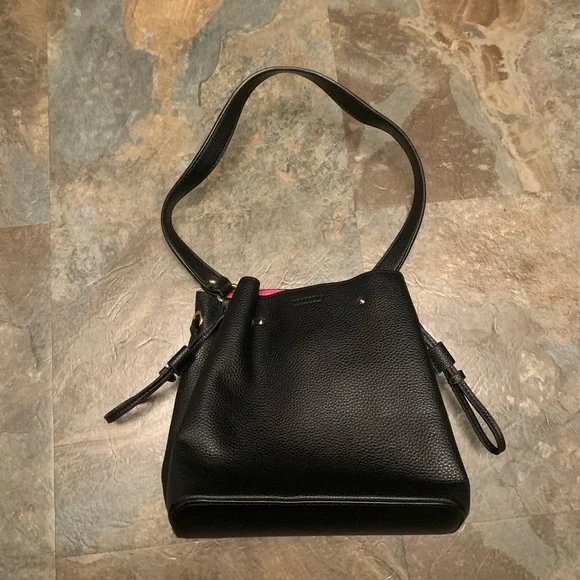 Betsey Johnson black and multi floral embroidered bag - Picture 4 of 5